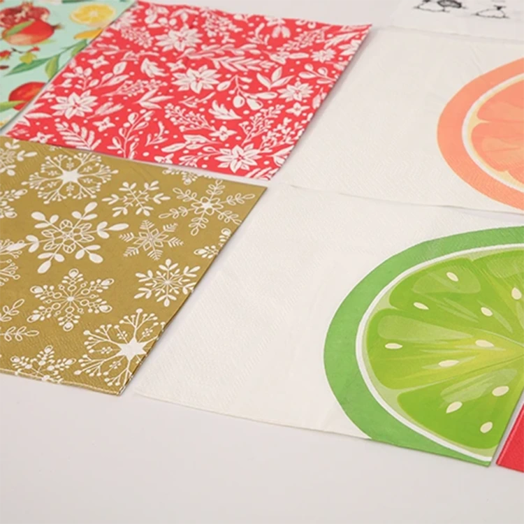 La magie marketing des serviettes imprimées multicolores